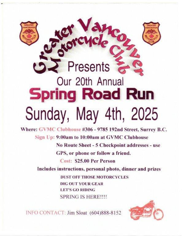 GVMC 20th Annual Spring Road Run