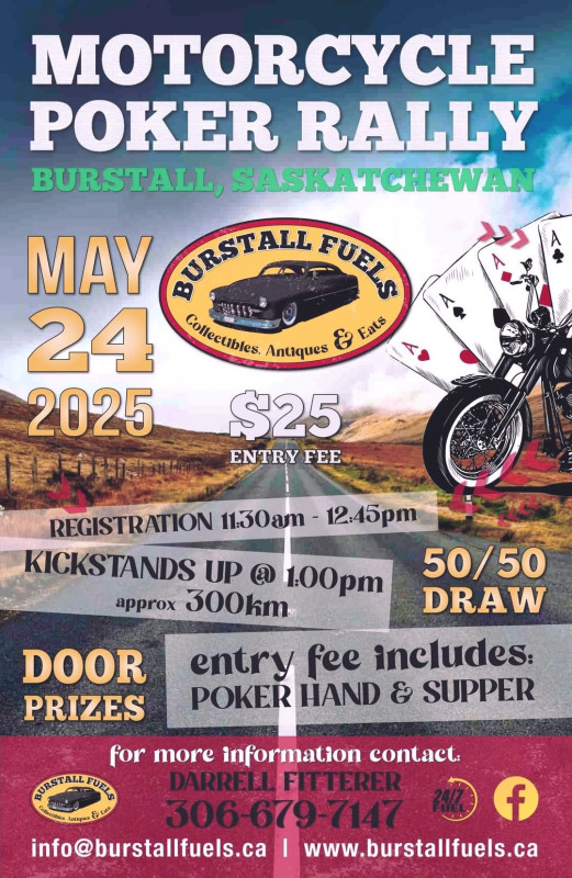 Burstall Fuels Motorcycle Poker Rally 