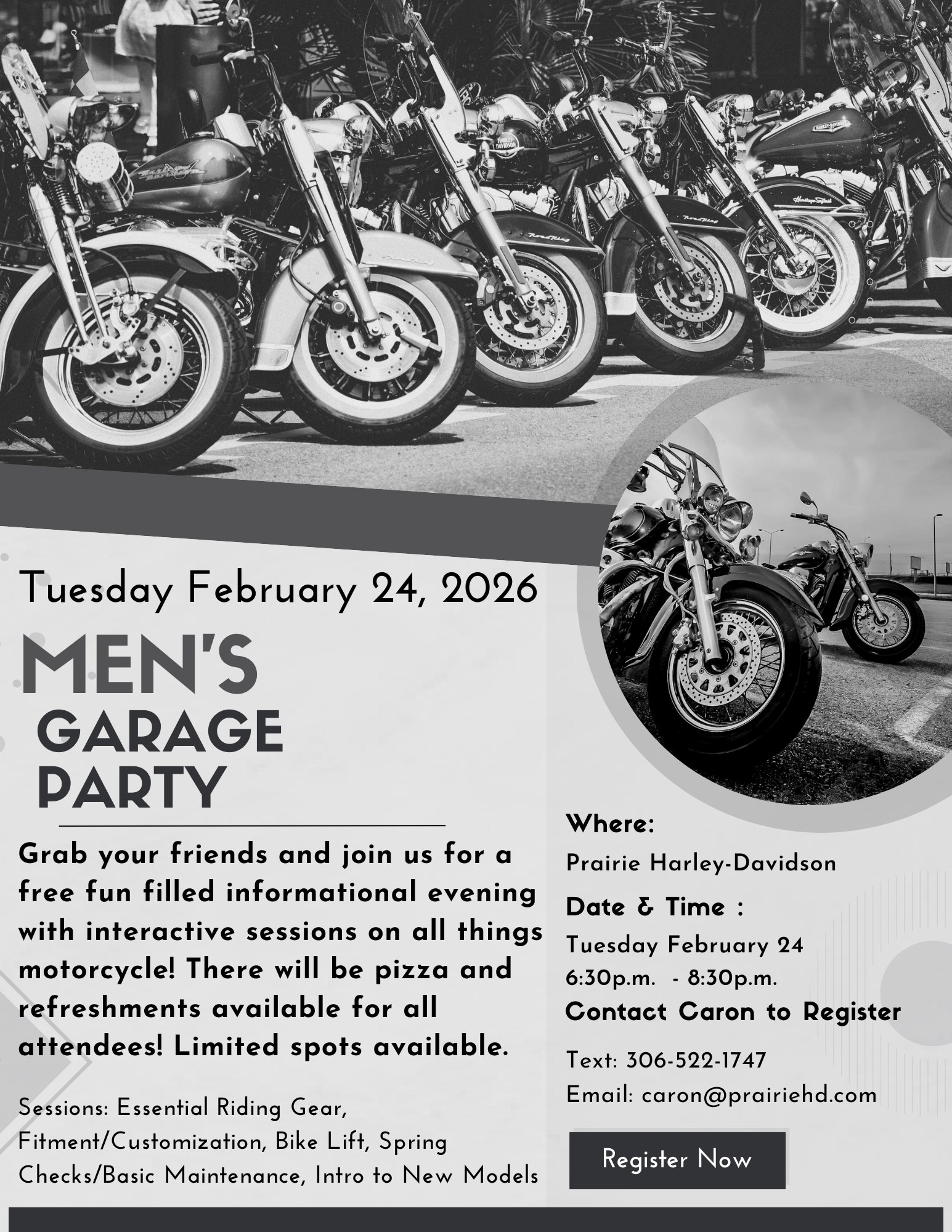 Men's Garage Party