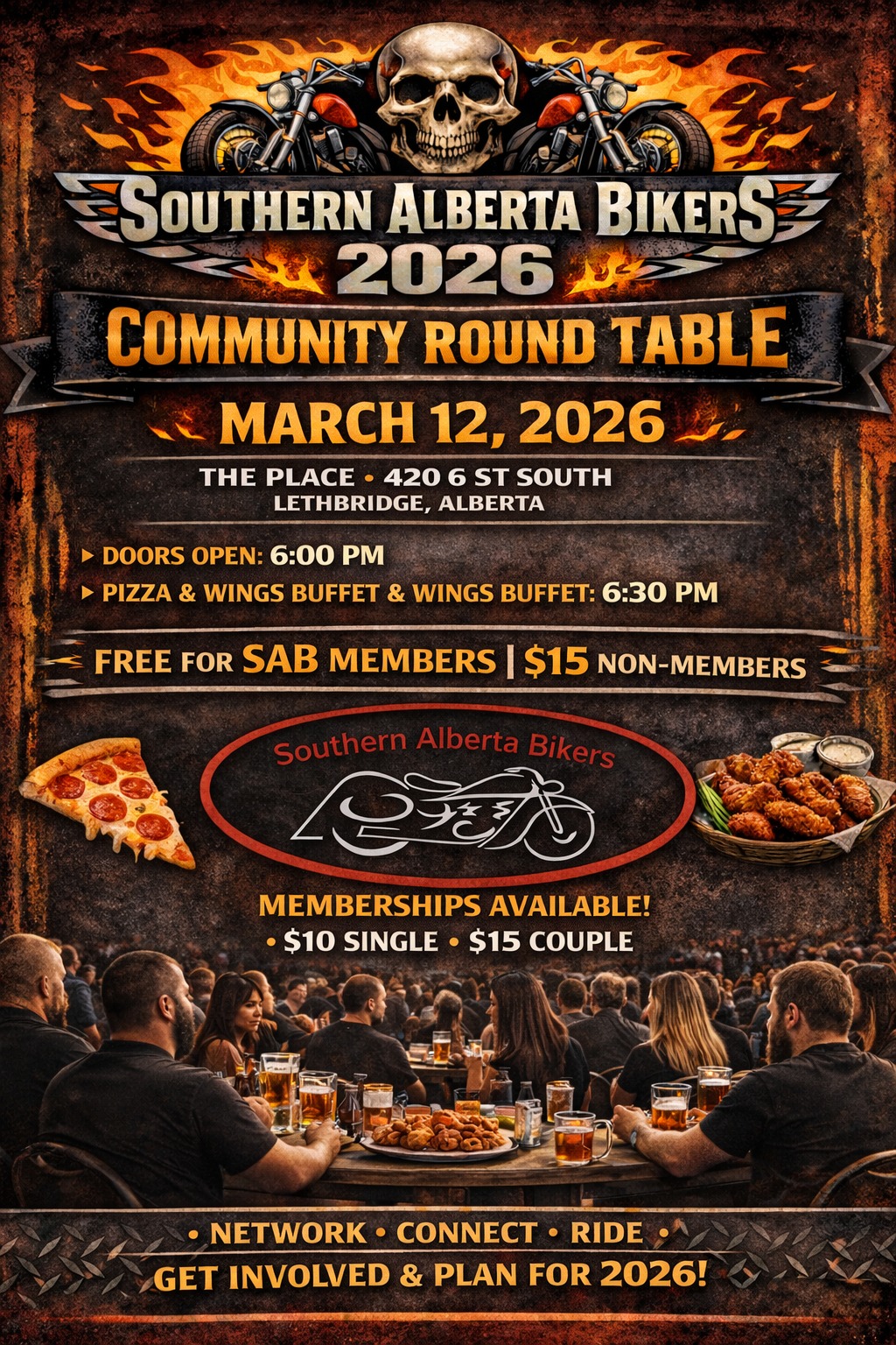 Southern Alberta Bikers (SAB) – Annual Community Round Table (2026 Kickoff)