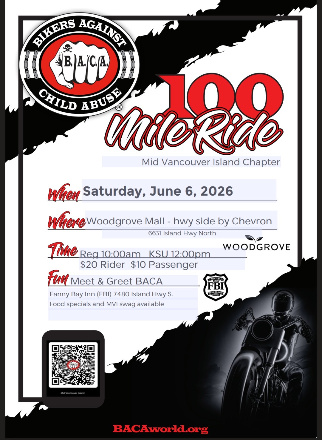 BACA 100 Mile Ride (Mid Vancouver Island Chapter)