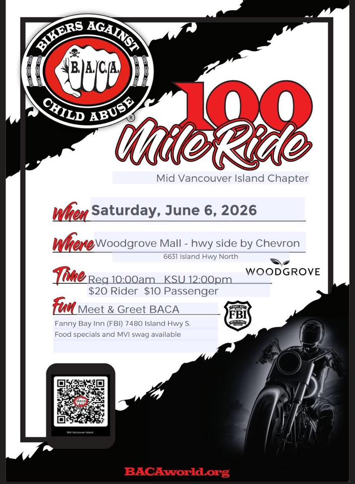 BACA 100 Mile Ride – Mid Vancouver Island