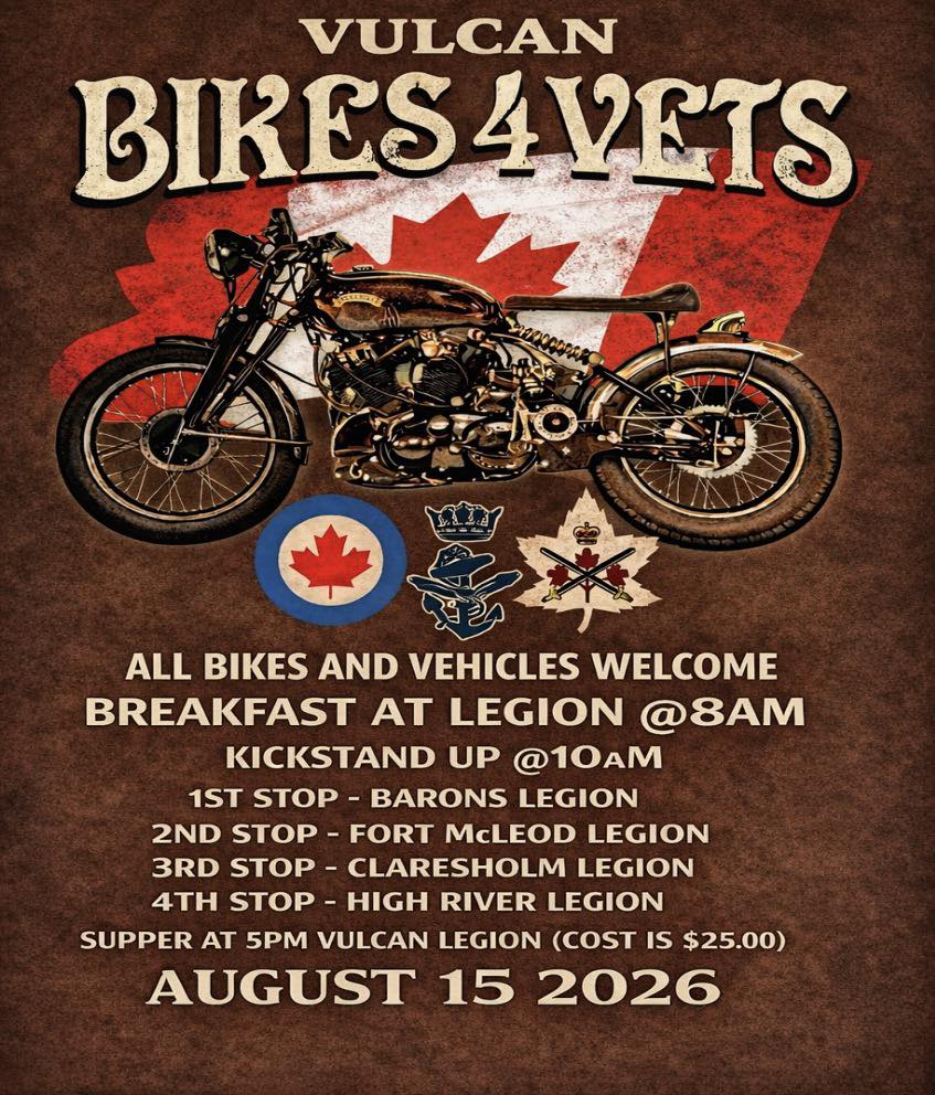 Vulcan Bikes 4 Vets Poker Run