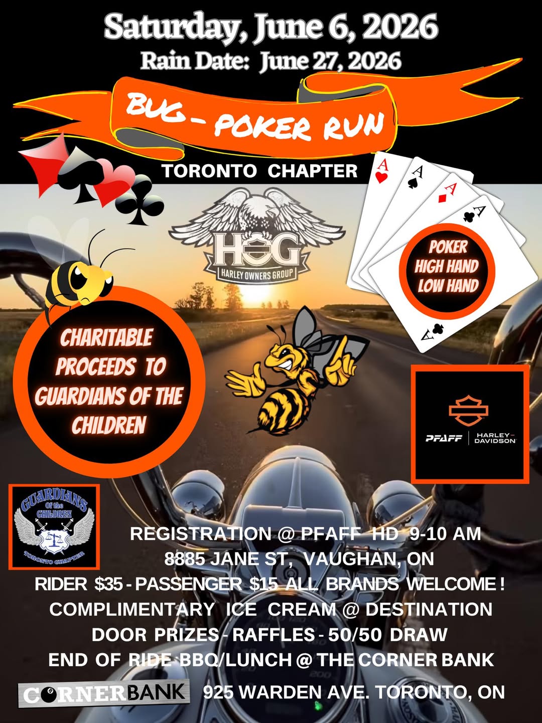 Toronto Chapter HOG Bug Poker Run