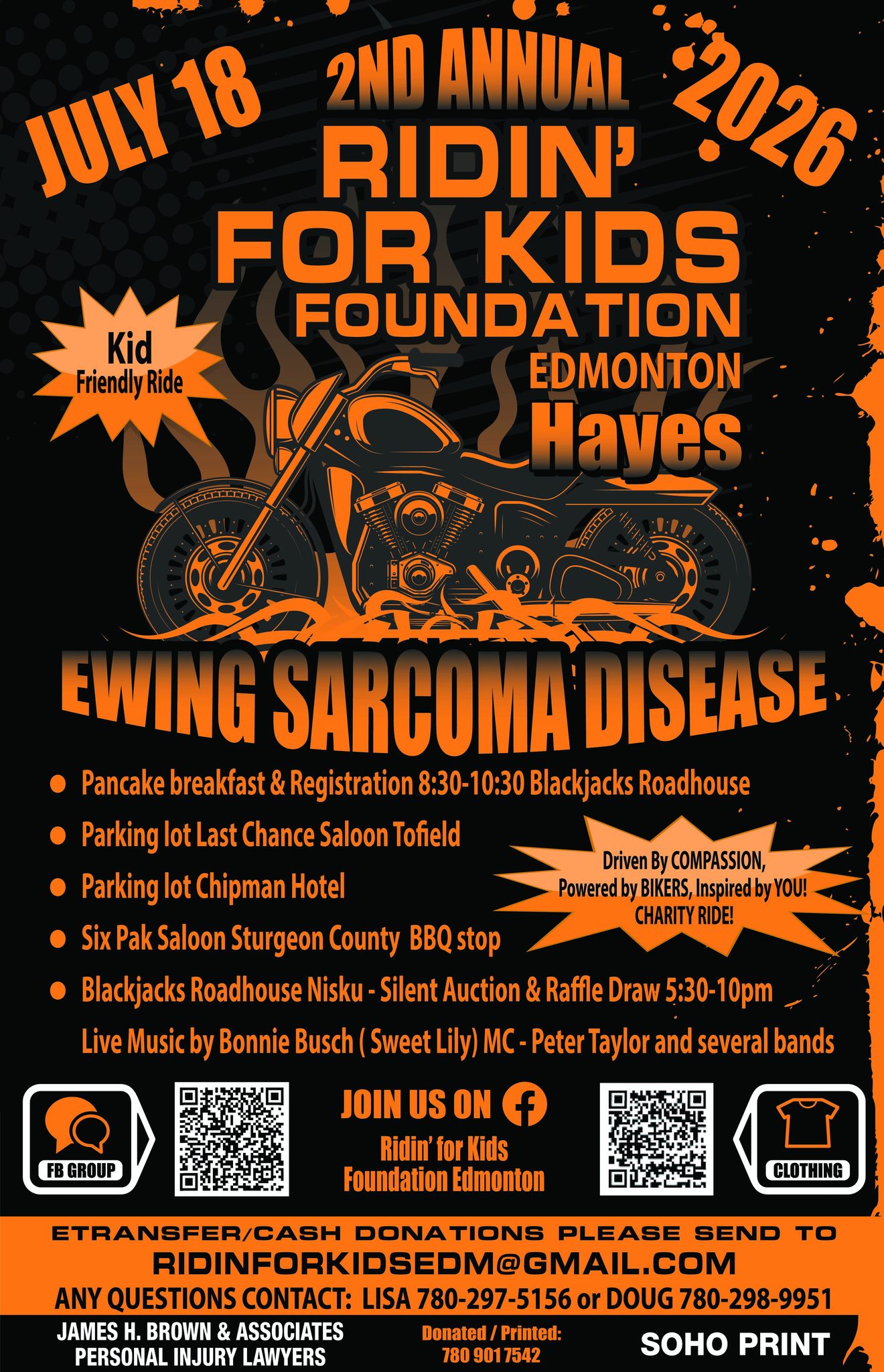 2nd Annual Ridin' For Kids Foundation Edmonton
