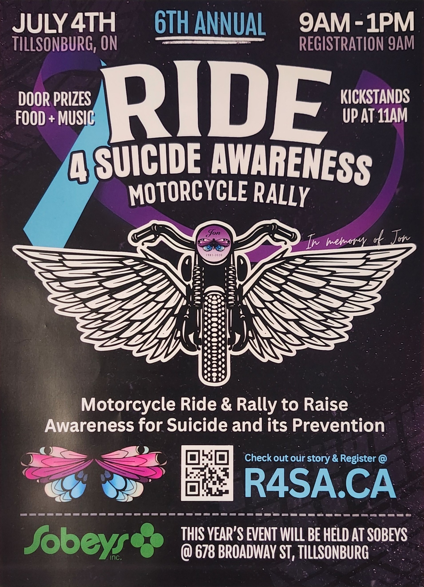 6th Annual Ride 4 Suicide Awareness Rally