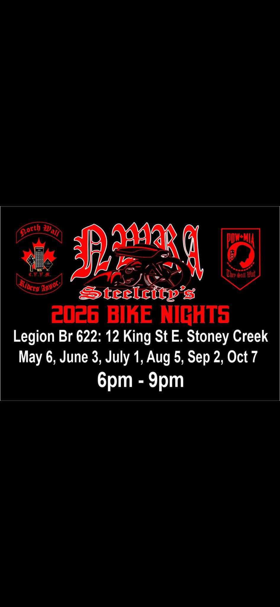 NWRA Steelcity 2026 Bike Nights