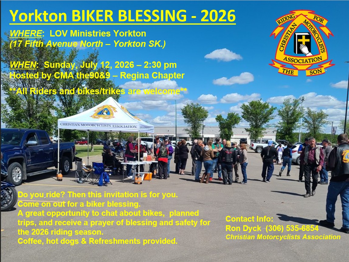 Yorkton Biker Blessing 2026 (CMA the90&9)