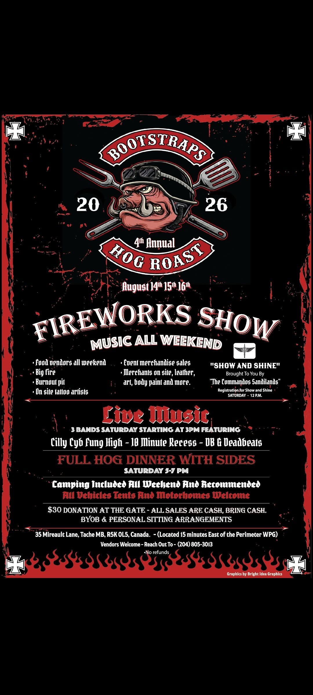 Bootstraps 4th Annual Hog Roast
