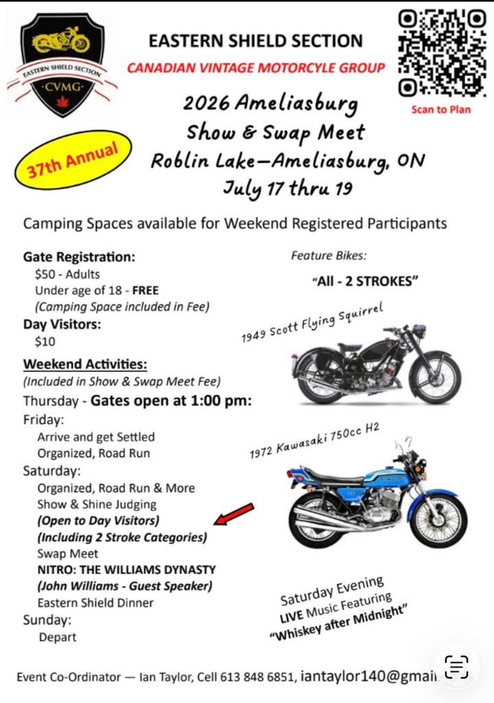 2026 Ameliasburg Show & Swap Meet (37th Annual)