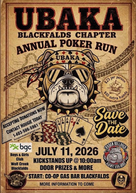 UBAKA Blackfalds Chapter Annual Poker Run