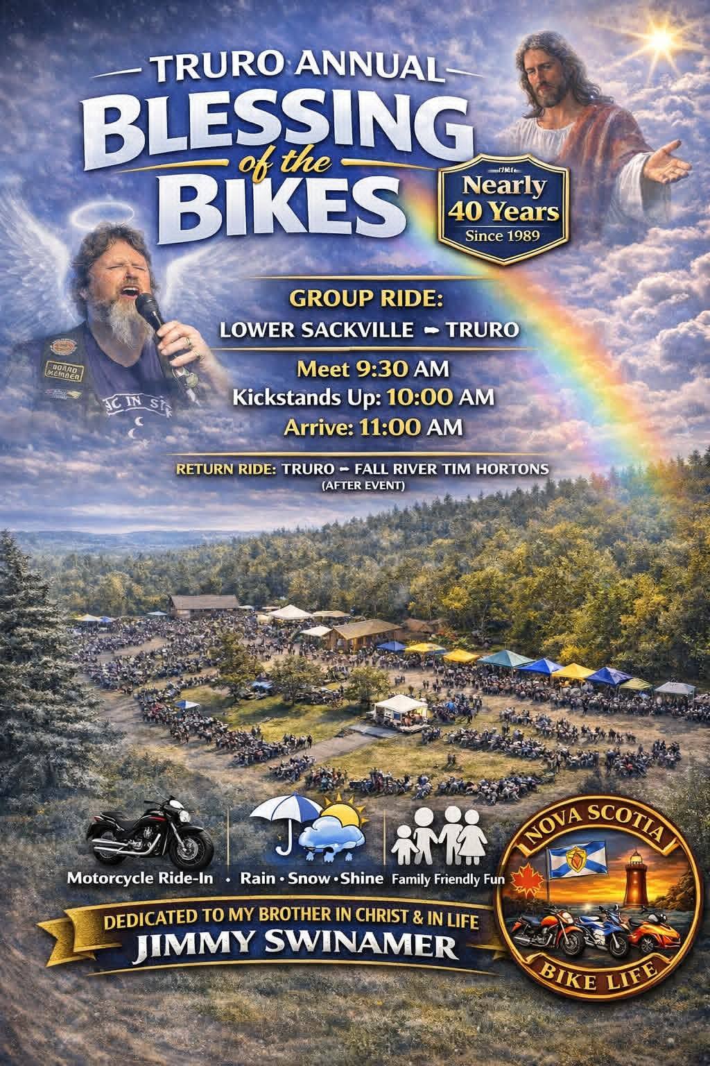 Truro Annual Blessing of the Bikes