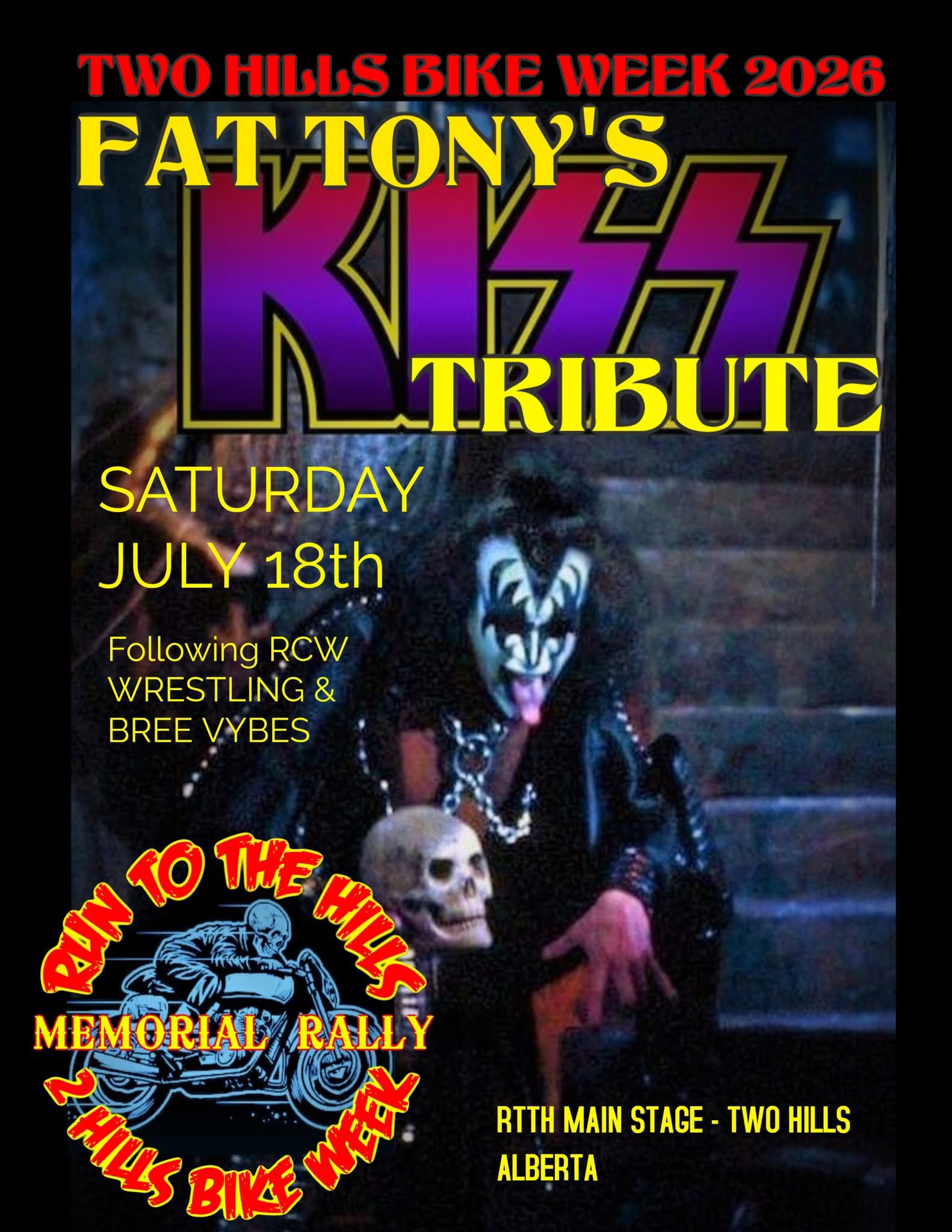 Fat Tony's KISS Tribute - RTTH Bike Week 2026