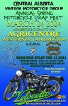 Central Alberta Vintage Motorcycle Group Annual Spring Motorcycle Swap Meet