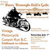 Vintage Motorcycle Canyon Run BC