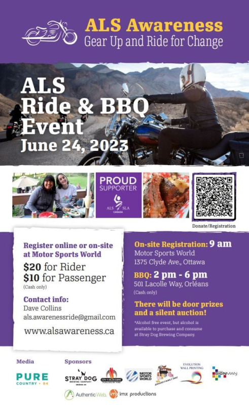  ALS Awareness Ride and BBQ