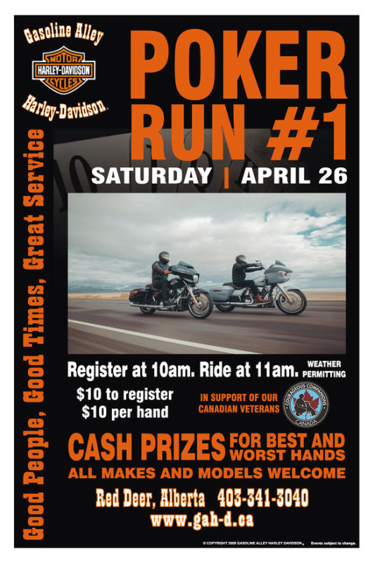 Gasoline Alley Harley-Davidson Poker Run #1