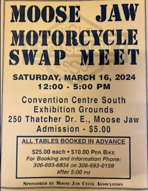 Moose Jaw Motorcycle Swap Meet