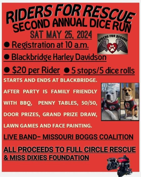 Riders For Rescue 2nd Annual Dice Run