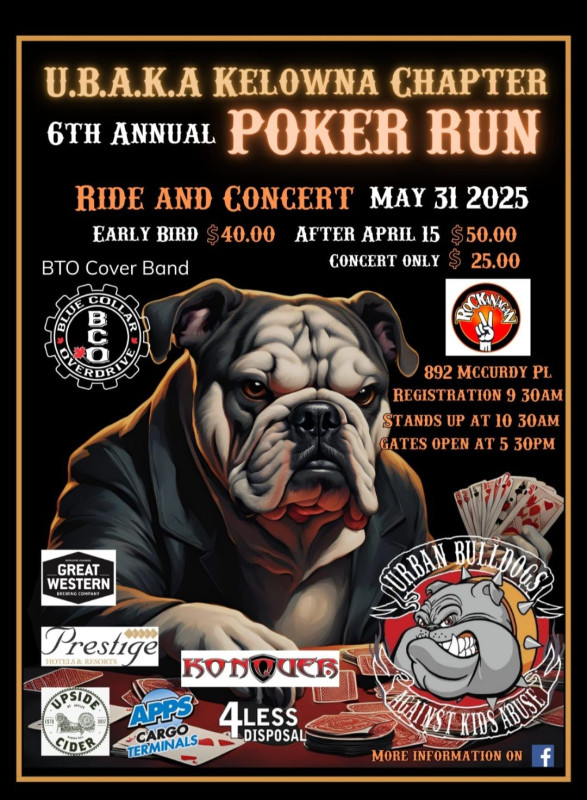 U.B.A.K.A. Kelowna Poker Run 2025