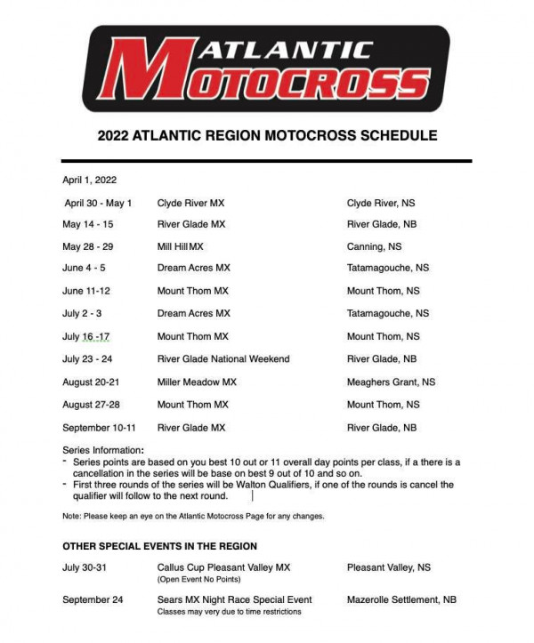 Atlantic Region Motocross