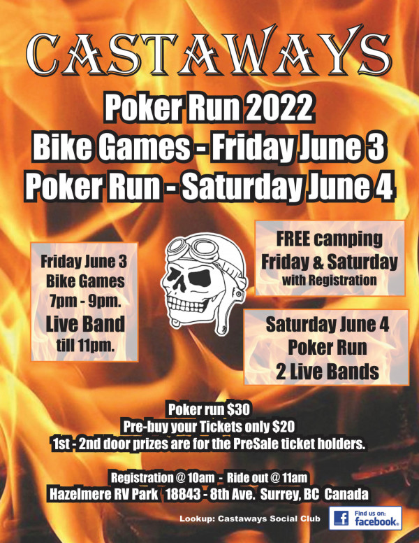 Castaways Poker Run 2023