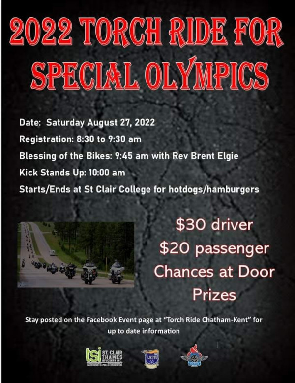 2022 Torch RIde for Special Olympics